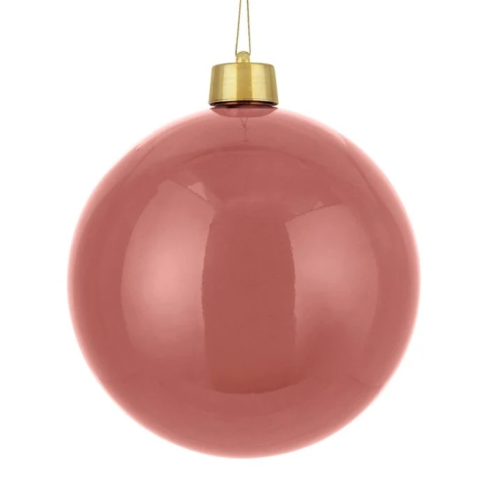 Stor julkula rosa 25 cm i diameter