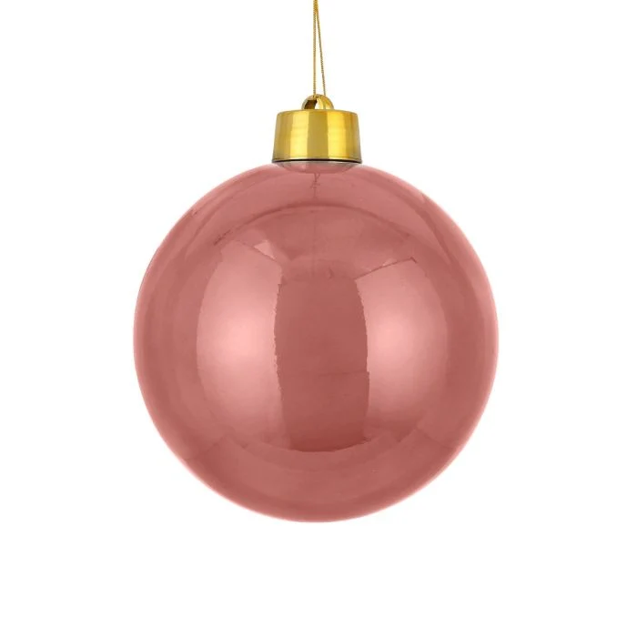 Stor julkula rosa 20 cm i diameter