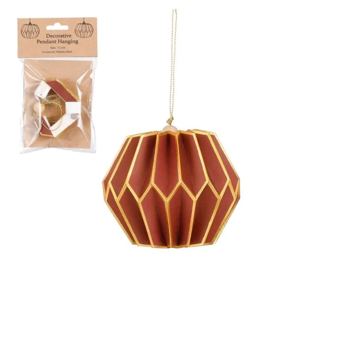 Handgjord bikupa röd 10 cm hög