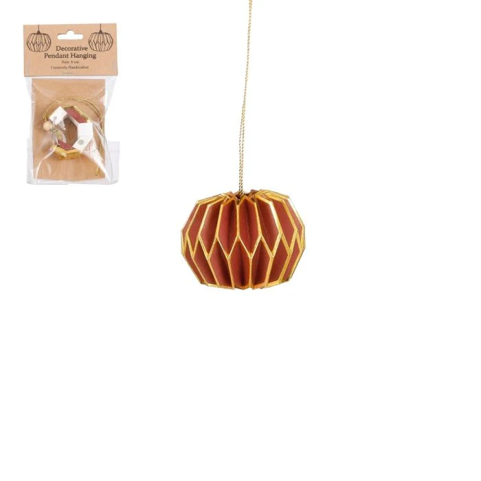 Handgjord bikupa röd 6,5 cm hög