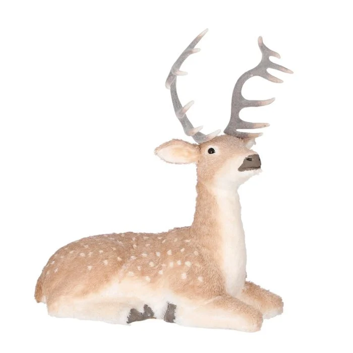 Liggande rådjur 66 cm hög