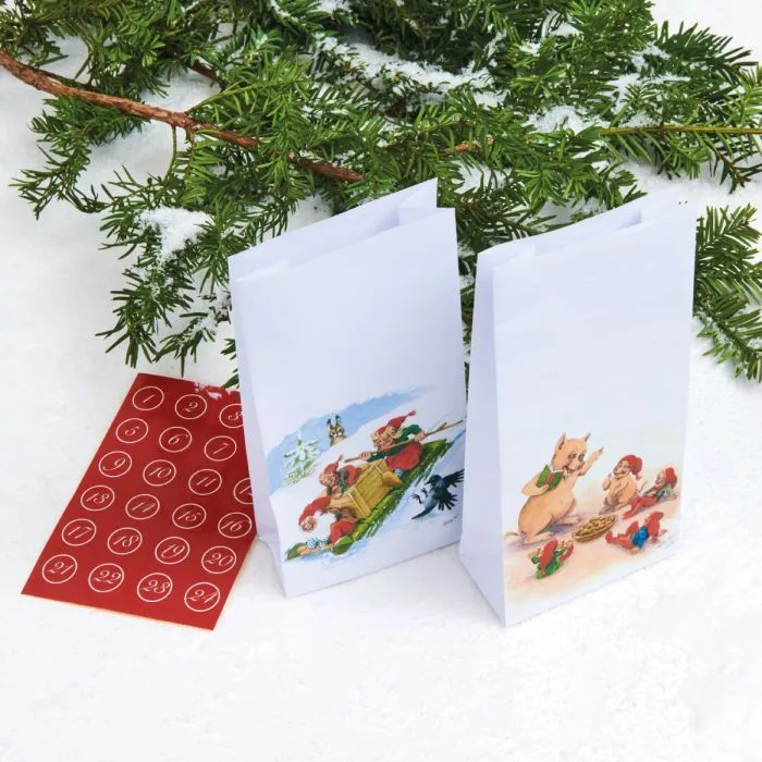 Vilhelm Hansen Adventskalender påsar med siffror