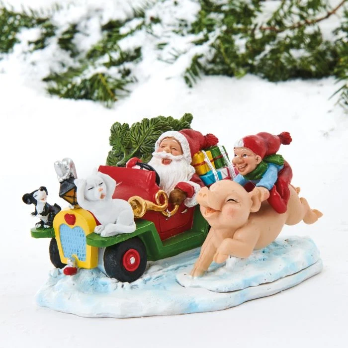 Jultomte på fart