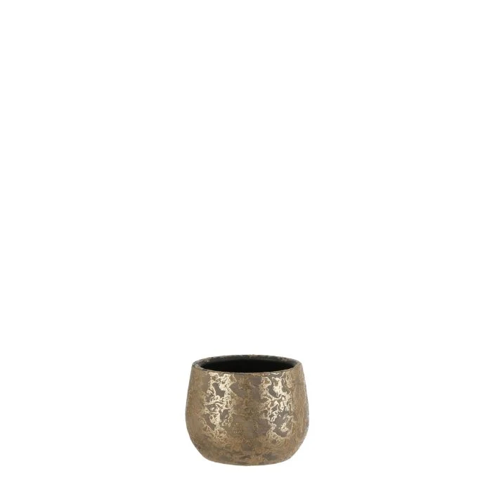 Clemente blomkruka guldfärgad 13 cm hög