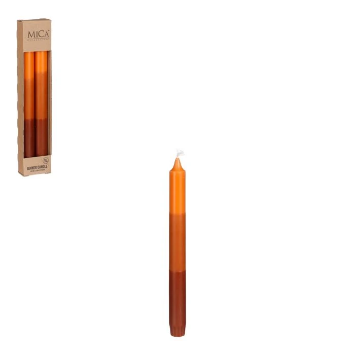 Trefärgade ljus 2-pack orange