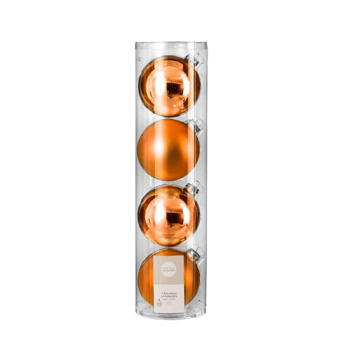 Julkulor 4-pack orange
