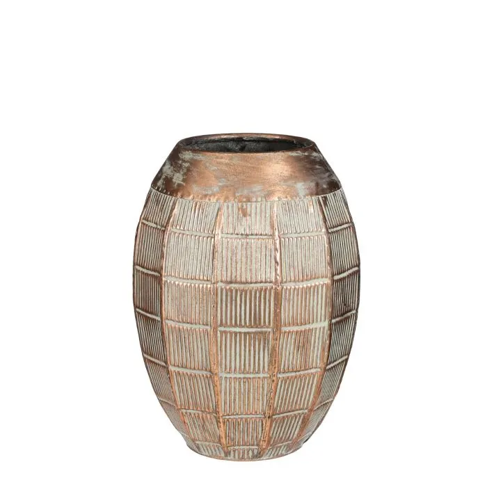 Claude vas antikguld 34 cm hög