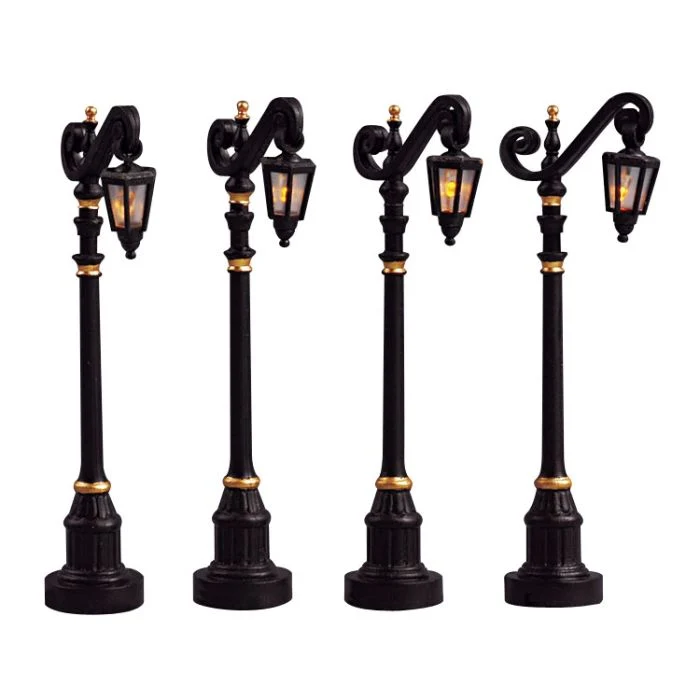 Kolonial gatlyktor set om 4