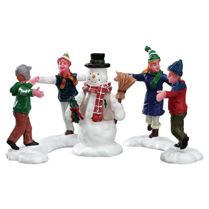 Ring runt snögubben, set med 3