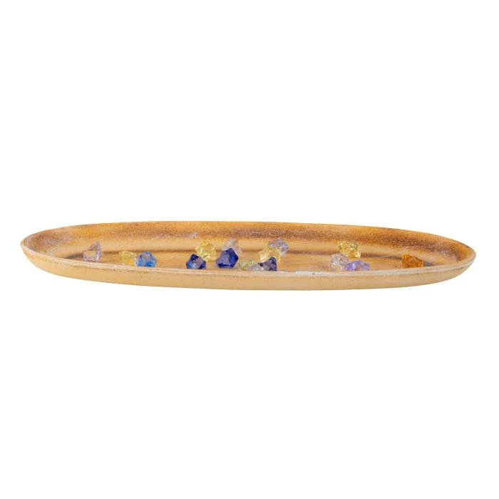 Ovalt dekorationsfat längd 51 cm