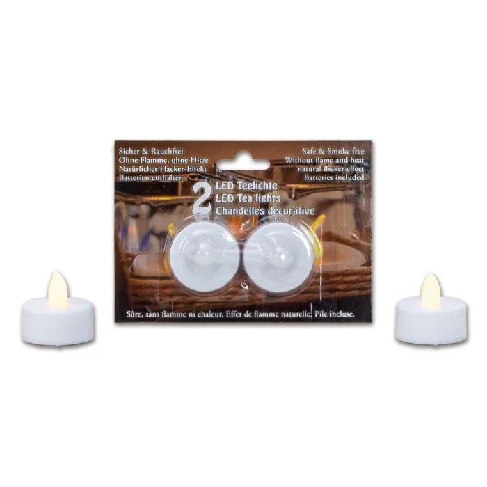LED värmeljus 2-pack