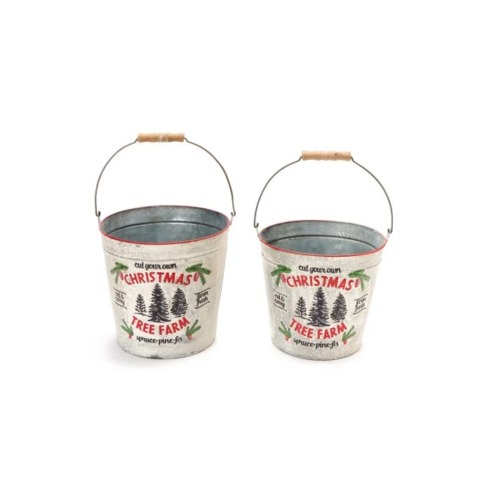 Zinkhinkar med julmotiv set