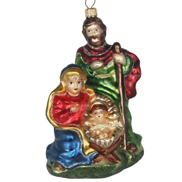 Julgranskula Jesus, Maria och Josef