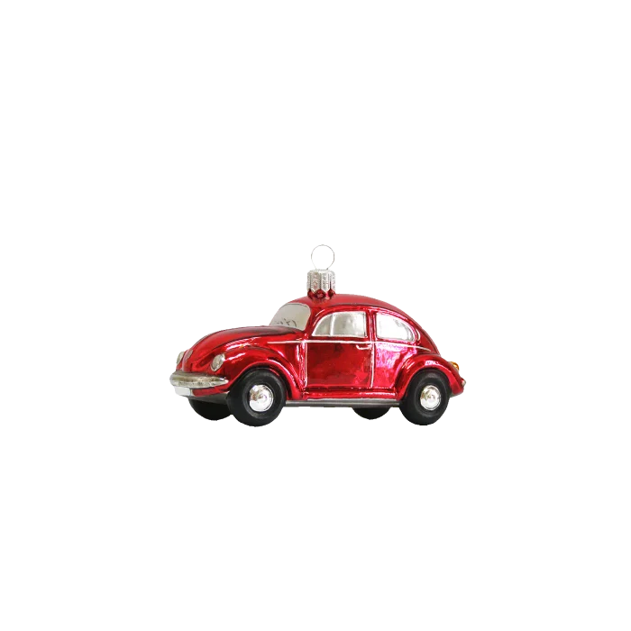 Julgranskula Volkswagen Bil röd