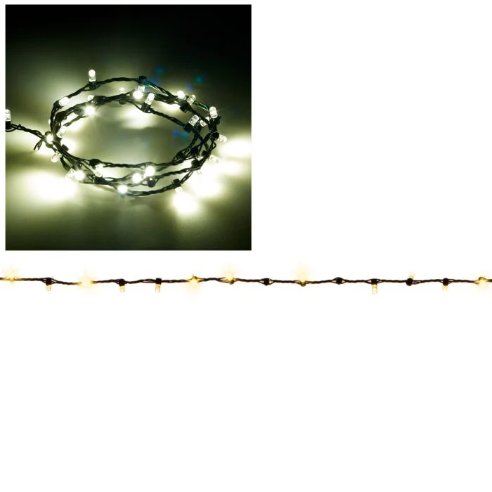 Ljusslinga Vit 112 cm lång