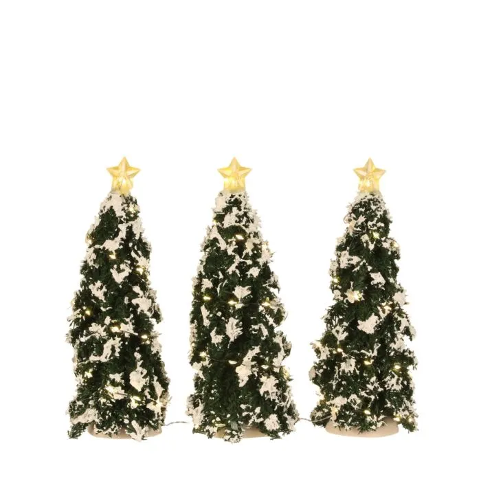 Luville Julgran med ljus 3-pack