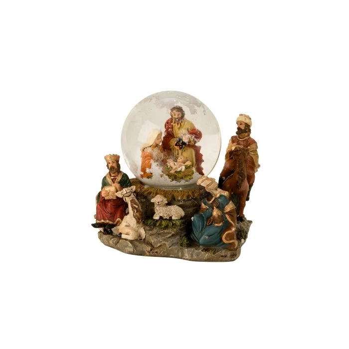 Snöglob heliga familjen