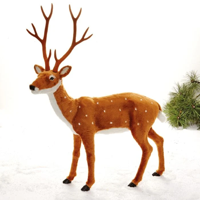 Rådjur med horn 90 cm högt