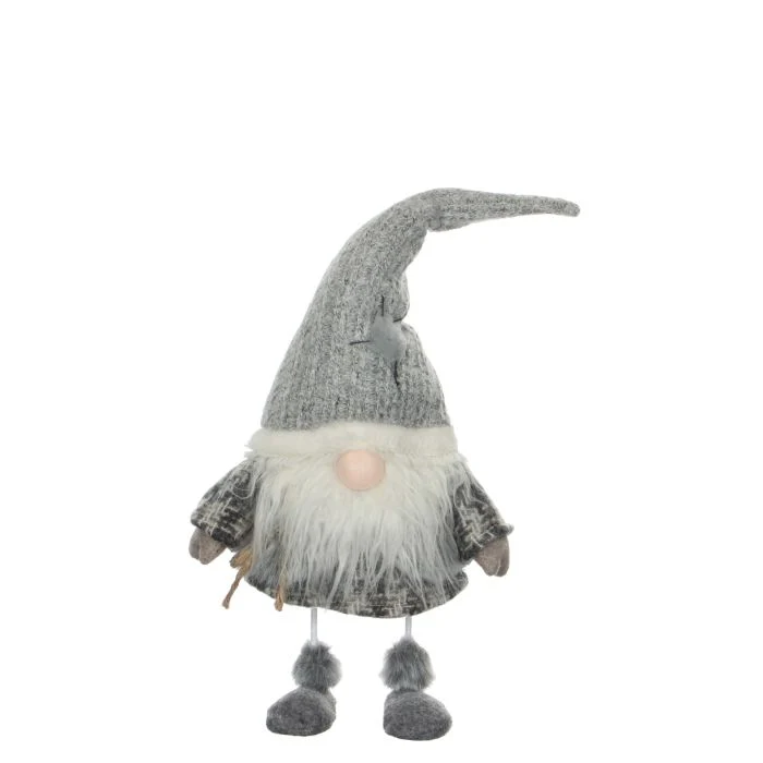Grå tomte med svaj 56 cm hög