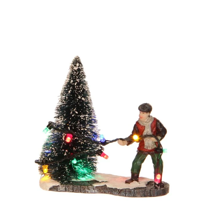 Luville Julgranen plockas ner