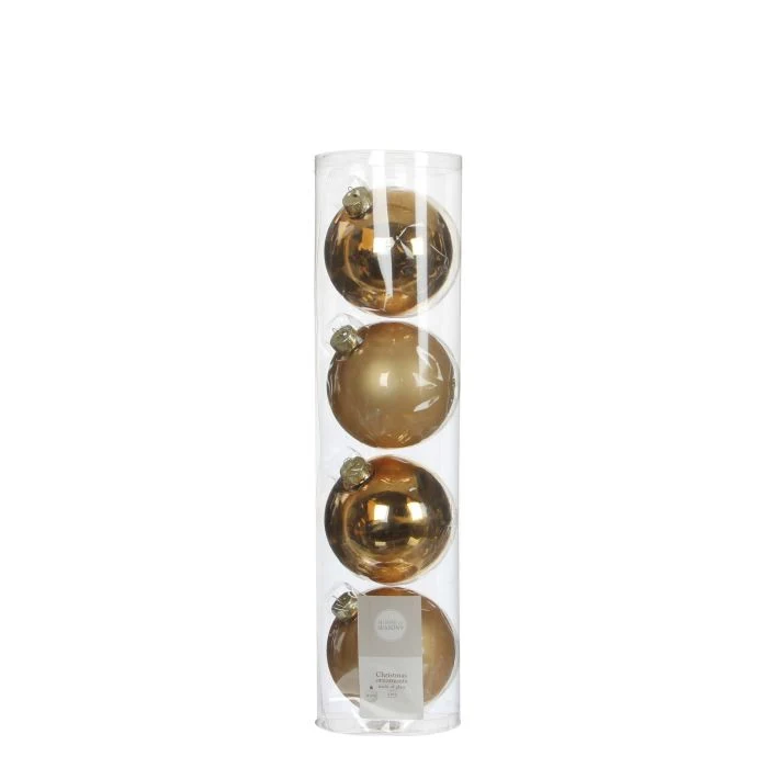 Julkulor 4-pack guld