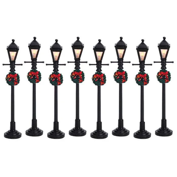 Gas Lantern Street Lamp Set Of 8