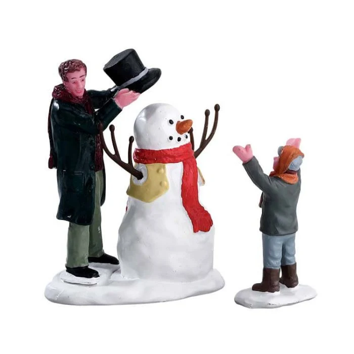 Sharp Dressed Snowman Set Of 2