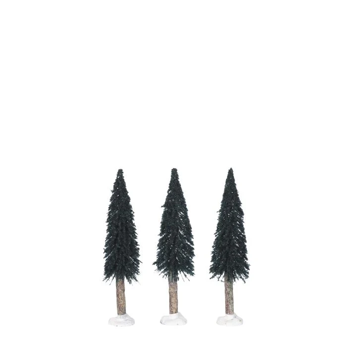 Barrträd utan snö 3-pack