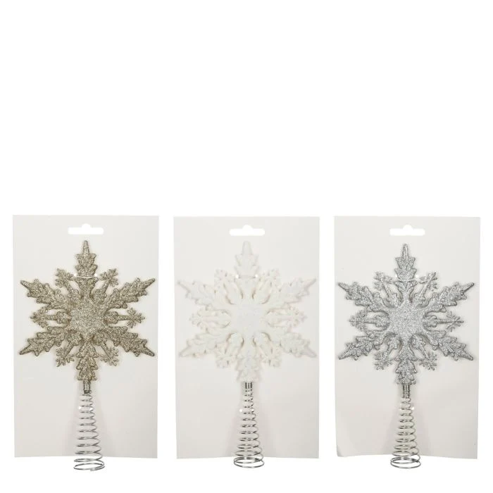 Toppstjärna Snöflingor 14 cm i dia