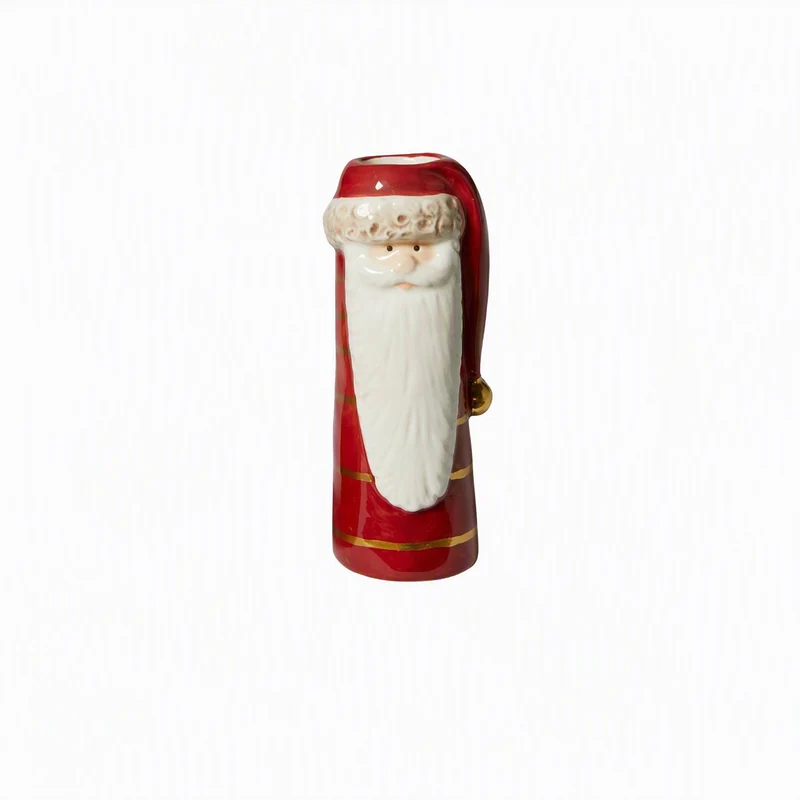 Vas med jultomten 10 cm hög