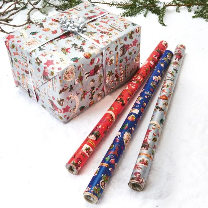 Presentpapper med julmotiv