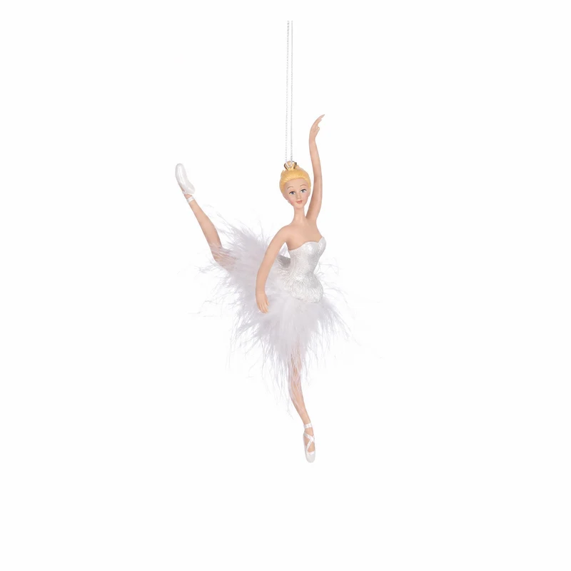 Ballerina med fjäderkjol