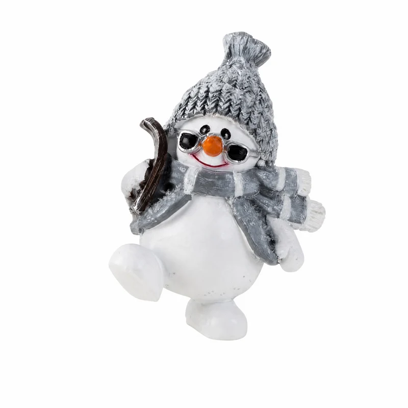 Snögubbe med solglasögon