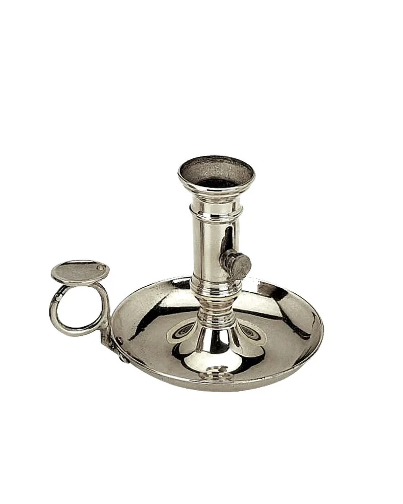 Ljusstake silver - Kontorsljusstake 10 cm