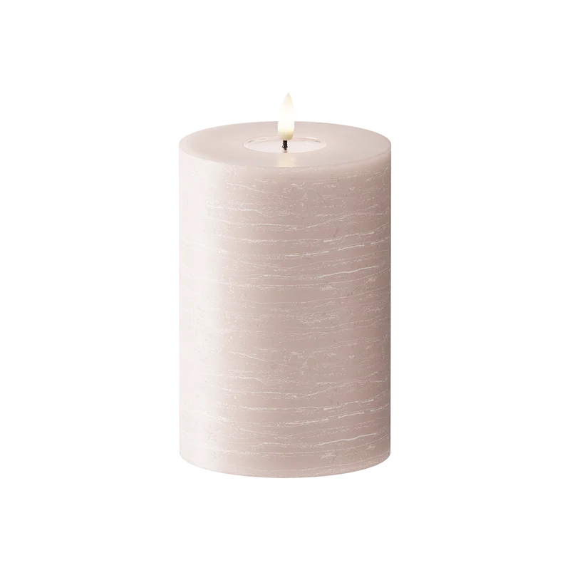 LED Bloklys WetLook Ø 10 x 15 cm Rosa