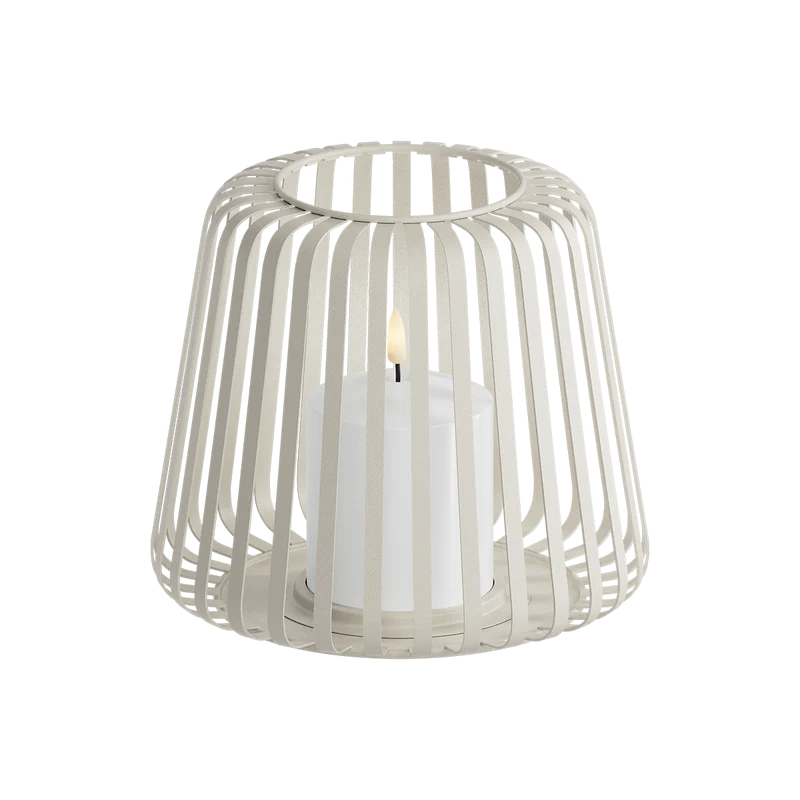 LED Lanterne Ø 20 x 17 cm Sand