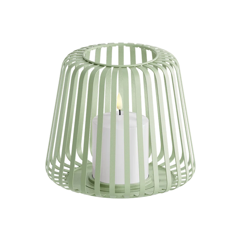 LED Lanterne Ø 20 x 17 cm Grøn