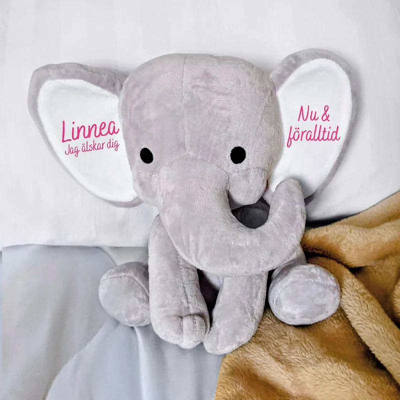 Elefant Gosedjur | Valfri Text | Namn