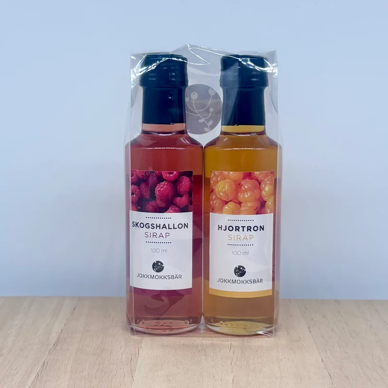 Presentförpackning sirap Hjortron / Skogshallon