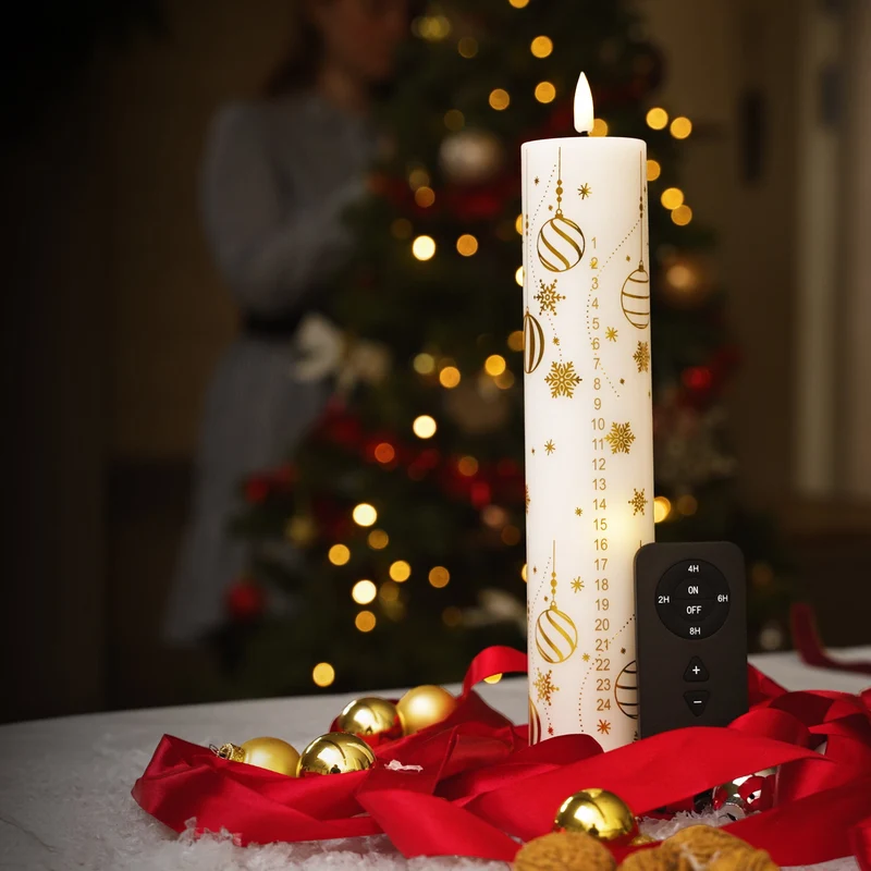 LED Kalender lys - Guld