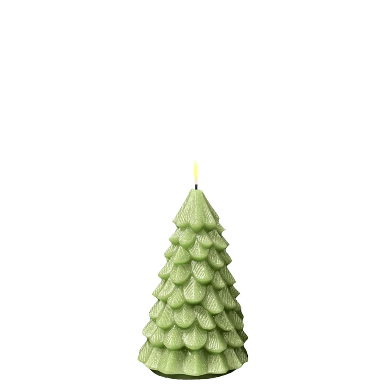 LED Juletræ 16 cm lysegrøn