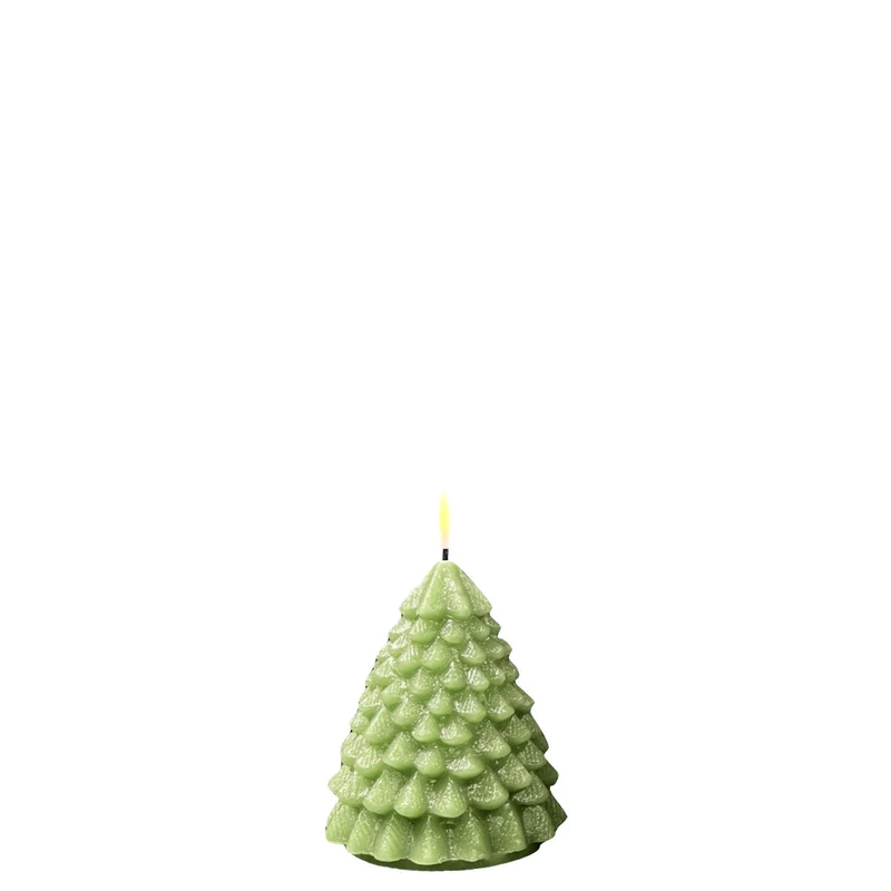 LED Kerstboom 11 cm donkergroen