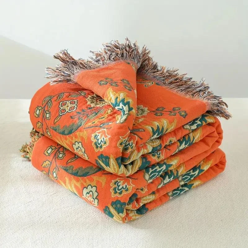 Marigold Vändbar Pläd för Mys och Stil i Hemmet