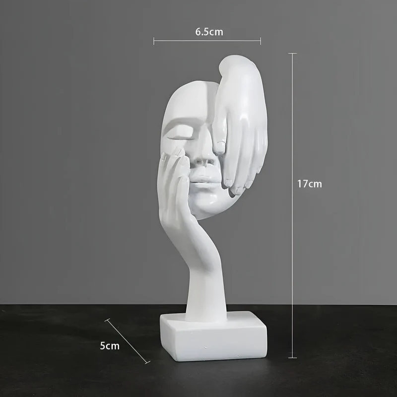 Abstrakt Skulptur Nordic Mind för Heminredning