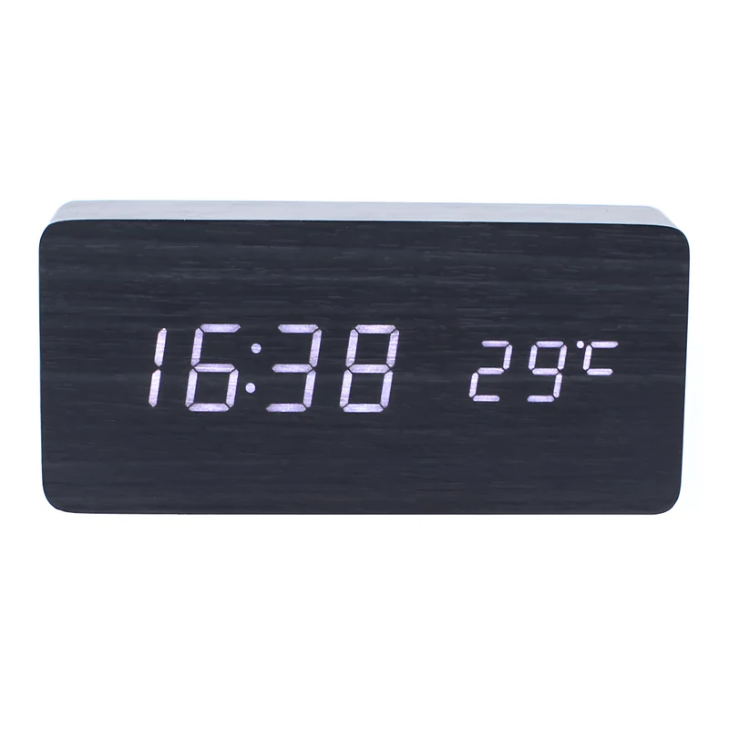 Elegant LED Digital Väckarklocka – Smart Display & Anpassningsbara Alarm