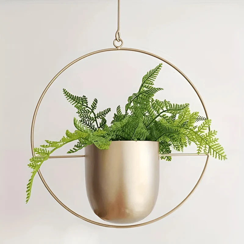 Minimalistisk Hängande Blomkruka – Stilren Inredningsdetalj