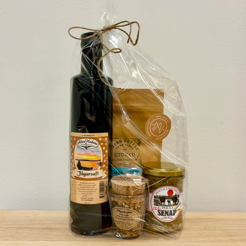 Presentförpackning "jägartema"