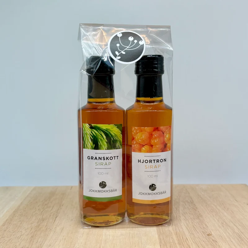 Presentförpackning sirap Hjortron / Granskott