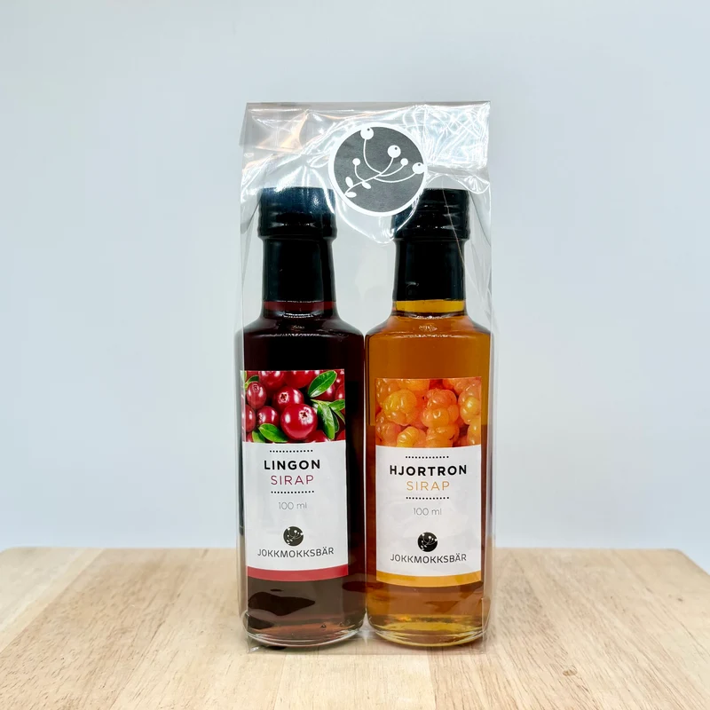 Presentförpackning sirap - Hjortron/Lingon