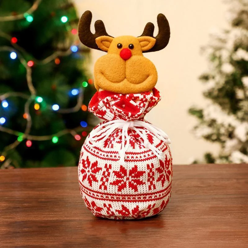 Charmiga Julklappspåsar med 3D-design i Olika Material